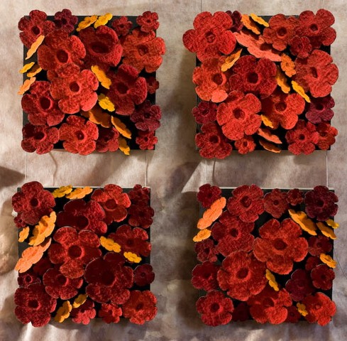 Rote Blüten – Ansicht 2